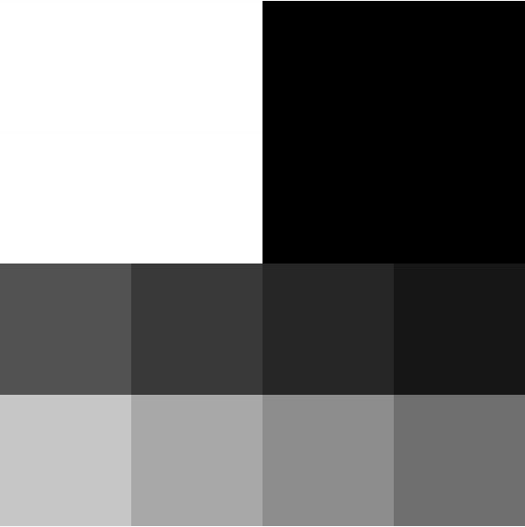 gray palette