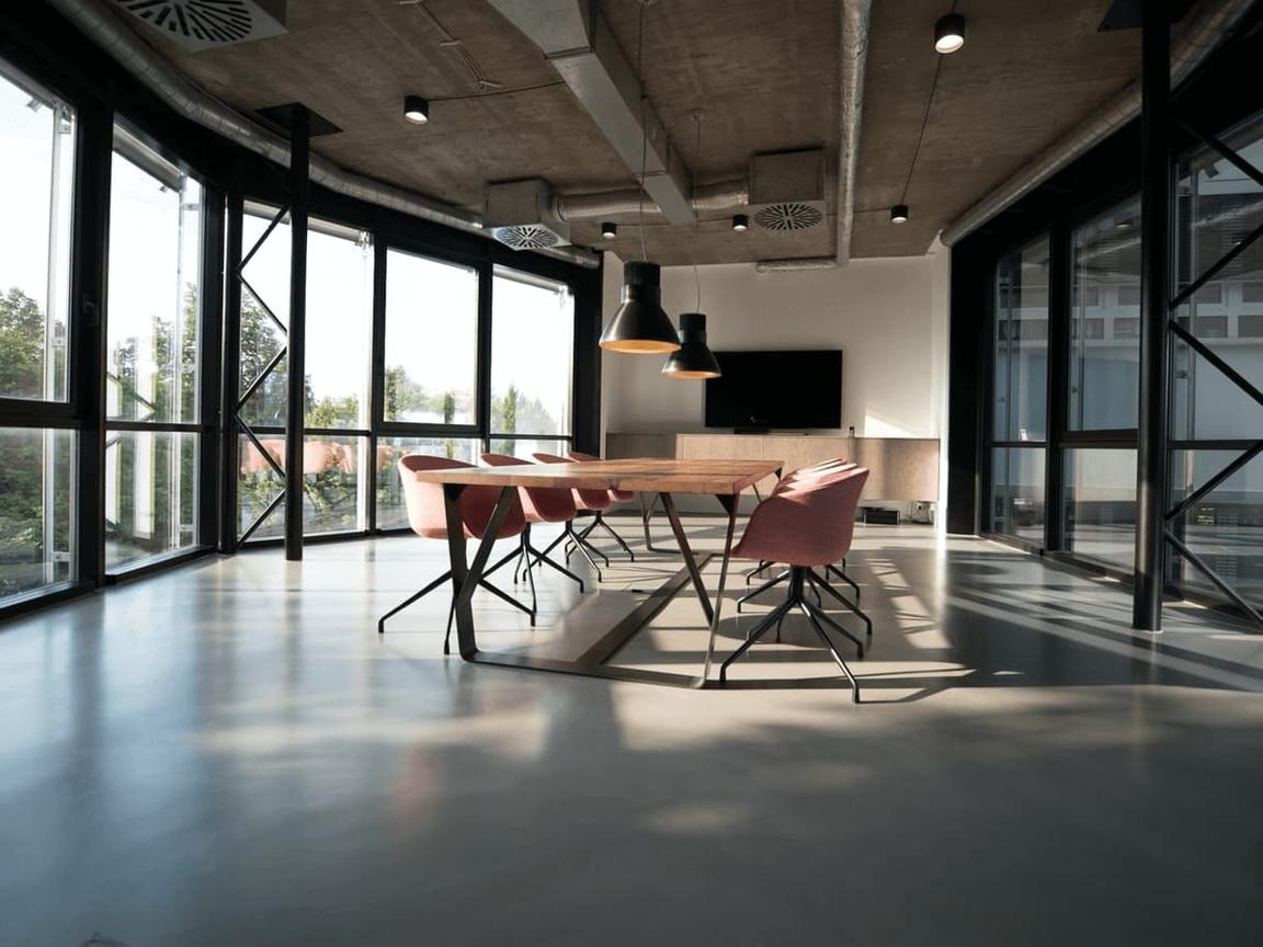 large pendants over table in focus area