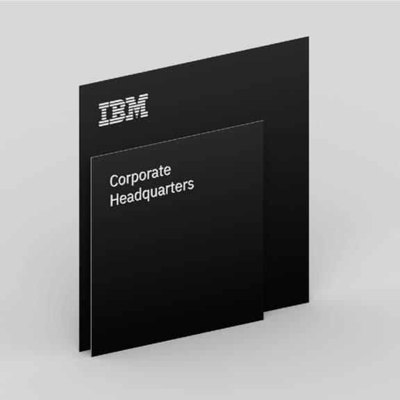 IBM Corporate Headquarters signage