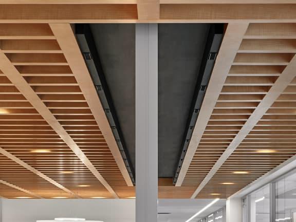 coffered wood ceiling example