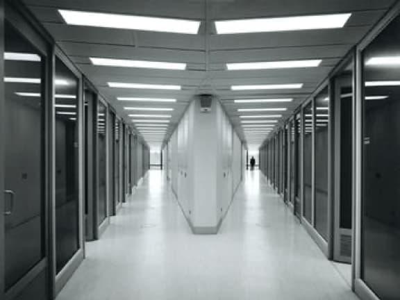 Hallway view at Thomas J. Watson Research Center